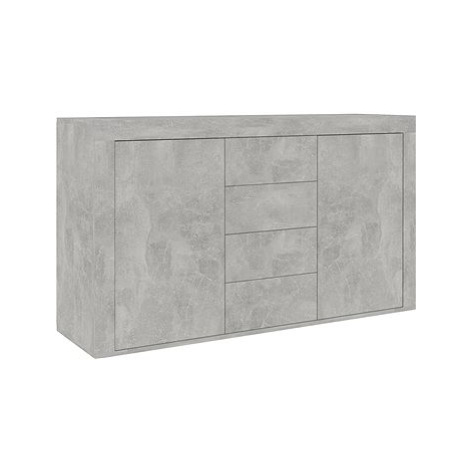 Příborník betonově šedý 120 × 36 × 69 cm dřevotříska SHUMEE
