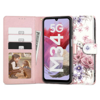 Pouzdro TECH-PROTECT WALLET GALAXY M34 5G BLOSSOM FLOWER (5906203691203)