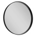 Sapho NOTION kulaté zrcadlo v rámu ø 70cm, černá mat