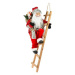 LAALU Santa s žebříkem červený 65 cm