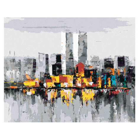 Malování podle čísel - NEW YORK CITY Rozměr: 80x100 cm, Rámování: bez rámu a bez vypnutí plátna