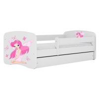 Dětská postel Babydreams+SZ bílá 80x180 Víla 1