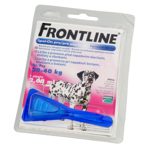 Frontline Spot-On pro psy L roztok pro nakapání na kůži - 4 x 2,68 ml