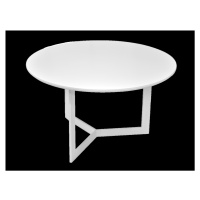 Konferenční stolek THURETI 68, bílá/bílá