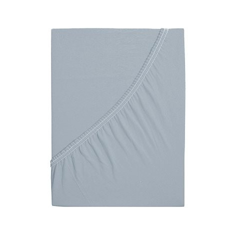 B.E.S. PETROVICE Protěradlo Jersey s elastanem LYCRA 160 × 200 cm, šedé B.E.S. - Petrovice