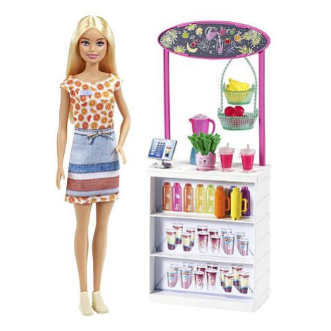 BARBIE SMOOTHIE STÁNEK S PANENKOU Mattel