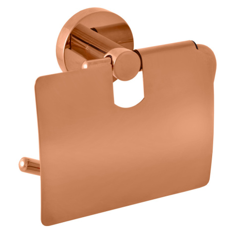 Rav Slezák COLORADO - držák toaletního papíru s krytem - zlatá růžová - kartáčovaná COA0400ZRK RAV SLEZÁK