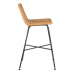 Barová židle TUCSON –⁠ kov/ratan, přírodní