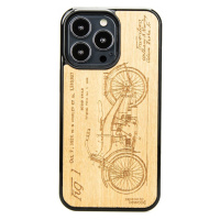 Pouzdro Bewood pro iPhone 13 Pro Harley Patent Aniegre