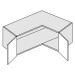 ArtExt Kuchyňská skříňka horní rohová nástavbová BONN | W14 90/36 Barva korpusu: Grey