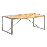 Jídelní stůl 200x100x75 cm masivní hrubé mangovníkové dřevo 321565