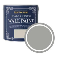 Rust-Oleum Omyvatelná barva na stěny a stropy Chalky Finish Wall Paint IV, šedá, 2,5 l