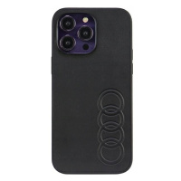 Pouzdro Hard Case Audi Synthetic Leather Kryt Pro Iphone 14 Pro Max Black