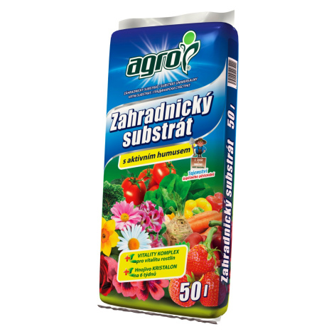 Agro Zahradnický substrát s aktivním humusem 50 l