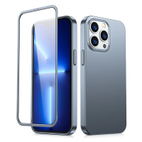 Joyroom 360 Full Case pouzdro pro iPhone 13 Pro zadní a přední kryt + tvrzené sklo šedé (JR-BP93