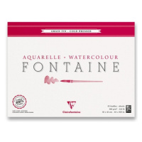 Akvarelový blok Clairefontaine Fontaine Cold Pressed 30 x 40 cm, 25 listů, 300 g Clairefontaine