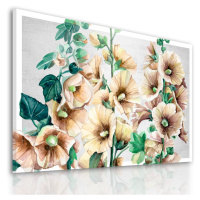 Obraz na plátně FLOWERS květy A různé rozměry Ludesign ludesign obrazy: 80x60 cm