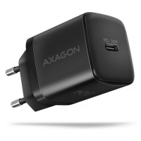 AXAGON ACU-PD30, Sil nabíječka do sítě 30W, 1x port USB-C, PD3.0/PPS/QC4+/SFC/AFC/Apple, černá