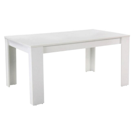 Jídelní stůl, bílý, 160x90 cm, TOMY Tempo Kondela