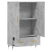 vidaXL Skříň highboard betonově šedá 69,5x31x115 cm kompozitní dřevo