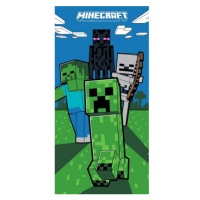 Carbotex Dětská osuška Minecraft Mobi Útočí