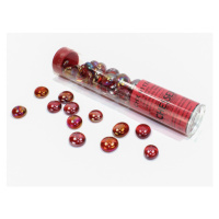 Chessex Gaming Glass Stones in Tube Iridized Crystal Red (žetony) – 40 ks