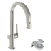 Dřezová baterie Hansgrohe Aqittura bez výpusti nerez 76803800