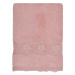 Soft Cotton Ručník Stella s krajkou 50 × 100 cm, růžová rose