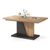 Konferenční stolek rozkládací Flox 2 (dub artisan, antracit)