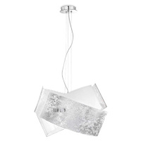 Gea Luce Gea Luce CAMILLA S G arg - Lustr na lanku CAMILLA 2xE27/70W/230V stříbrná