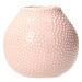Dekoria Váza Tessa Light Pink 13cm, 13 x 13 cm