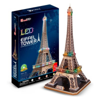 Puzzle 3D Eiffelova věž / led - 82 dílků