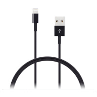 CONNECT IT Wirez Apple Lightning - USB, černý, 1m