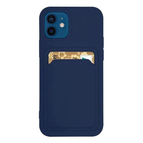 Silikonové pouzdro s kapsou na Xiaomi Redmi NOTE 10 5G / M3 Pro navy blue