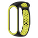 Eternico Sporty pro Xiaomi Mi band 5 / 6 / 7 solid black and yellow