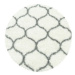 Ayyildiz koberce Kusový koberec Salsa Shaggy 3201 cream kruh - 80x80 (průměr) kruh cm
