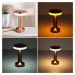 Globo Nabíjecí stolní lampa Chloey LED, měděná barva, výška 20 cm, CCT