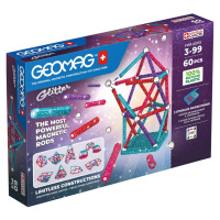 Hračka GEOMAG Glitter Recycled Magnetic Blocks 60 Pieces GEO-536G