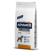 Advance Veterinary Diets, 14 + 1 kg zdarma - Weight Balance Medium/Maxi