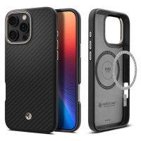 Spigen Enzo Aramid kryt iPhone 16 Pro black natural