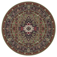 Nouristan - Hanse Home koberce Kruhový koberec Mirkan 104097 Green Rozměry koberců: 160x160 (prů