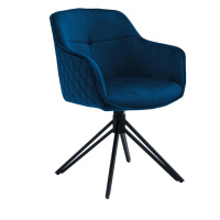 Židle S Područkami Emma, Modrá