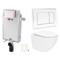 Závěsný wc set k zazdění SAT SIKOSZTOR6721