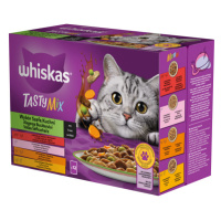 Whiskas Tasty Mix Chef's Choice zmiešaný výber pre dospelé mačky 12 x 85 g