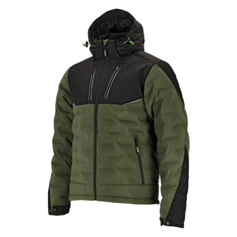 Pánská zateplená bunda - LOGAN J olivově zelená - XXXL