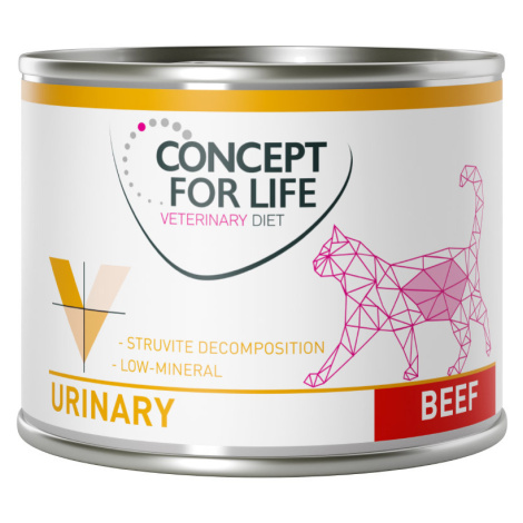 Concept for Life Veterinary Diet Urinary hovězí - 12 x 200 g