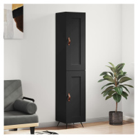 vidaXL Skříň highboard černá 34,5 x 34 x 180 cm kompozitní dřevo