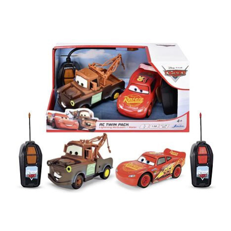 Dickie RC Cars Blesk McQueen a Burák Twin Pack 14 cm, 1:32, 1kan