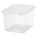 SmartStore Úložný box s bílými klipy Classic, 3 l