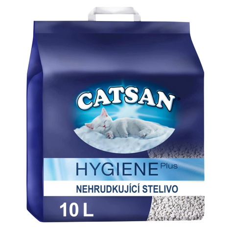 Catsan Stelivo pro kočky Hygiene Plus nehrudkující 10 l